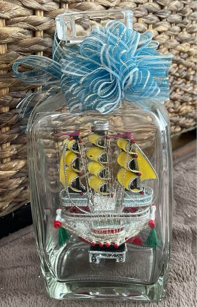 Amazon.co.jp: レトロ ウイスキーボトルシップ 帆船 : おもちゃ